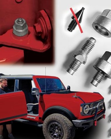 EZ 4x4 Bronco Door Hinge Alignment Pin Guide Kit (4pk), Door Removal Pins for EZ Removal and Installation Patent Pending