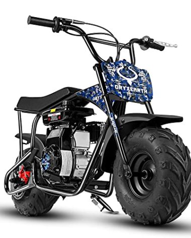Oryxearth 105cc 4-Stroke Dirt Off Road Trail, 28mph, Gas Powered Mini Bike with Automatic Transmission and Pull Start for Adult and Teens, Weight Support 185 LBS