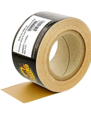 Dura-Gold Premium - 1000 Grit Gold - Hook & Loop Backing Longboard Continuous Sandpaper Roll, 2-3/4" Wide, 12 Yards Long - For Automotive Detailing, Fine Color Sanding, Long Board Sander, Hand Blocks