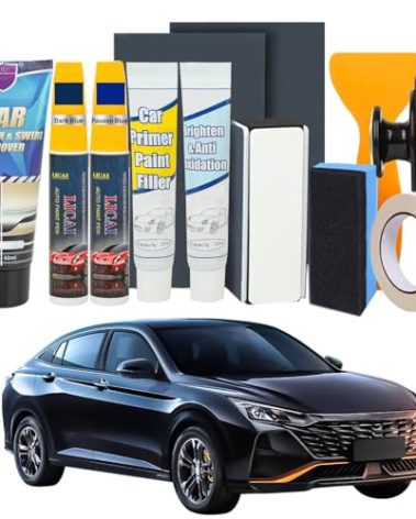 Car Scratch Remover, Car Paint Scratch Repair Touch Up Paint Pen for Repair Automotive Paint Branch Nail Scratches Swirl (Dark Blue Pearl + Passion Blue)