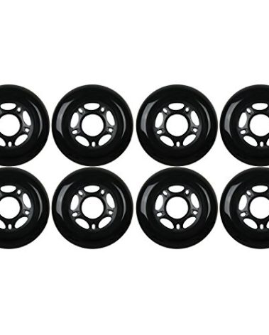 KSS Outdoor Asphalt Formula 89A Inline Skate X8 Wheels, Black, 76mm