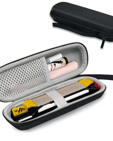 ICIMBI Hard Travel Carrying Case for Work Sharp Guided Field Sharpener Black
