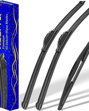 3 wipers Replacement for 2017-2021 2022 Honda CRV CR-V, Windshield Wiper Blades Original Equipment Replacement - 26"/17"/12" (Set of 3) U/J HOOK