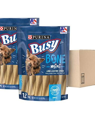 Purina Busy Made in USA Facilities Small Breed Dog Bones, Mini - (Pack of 2) 12 ct. Pouches