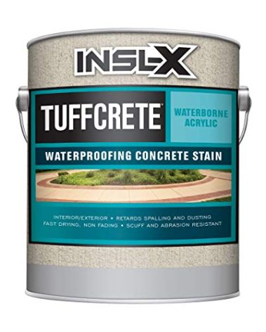 INSL-X CST292209A-01 TuffCrete Waterborne Acrylic Concrete Stain Paint, 1 Gallon, Desert Sand, 128 Fl Oz (Pack of 1)