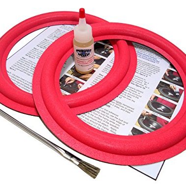 Springfield Speaker 10" Foam Surround Edge Repair Kit - 2 Speaker Kit - Compatible with Cerwin Vega 101W-2, 101W2, 101-W2, 102-WT, 102WT, 240-SE, 240SE, 250-SE, 250SE, AT-10, AT10, ATW-10, Many More