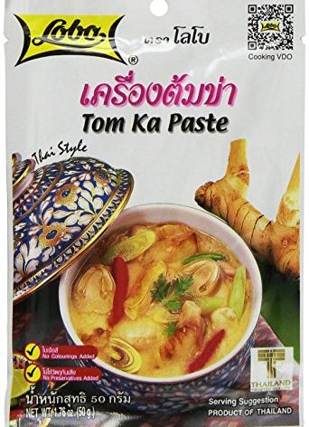 Lobo Thai Envelope Spicy Coconut Chicken Soup, Tom Ka, 1.76 Ounce (Pack of 5)