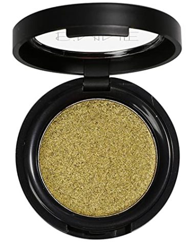 ISMINE Single Eyeshadow Powder Palette Shimmer Gold, High Pigment, Longwear Single Gold Eye Makeup for Day & Night (#16)