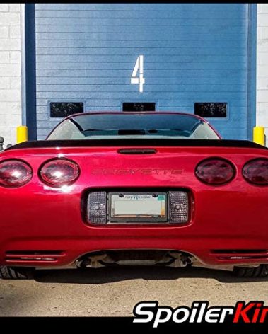 SpoilerKing Trunk Spoiler (284P) Compatible with Chevy Corvette C5 1997-2004 Black
