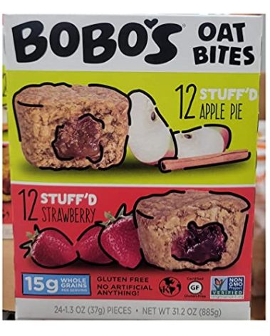 Stuffed OAT bites - Bobo's 24 count (1.95lbs)