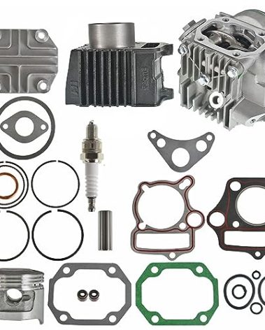 Cylinder Head Piston Gasket Top End Repair Kit Replacement for Honda CRF70 ATC70 XR70 TRX70 XL70 SL70 CT70 12101-GB0-910