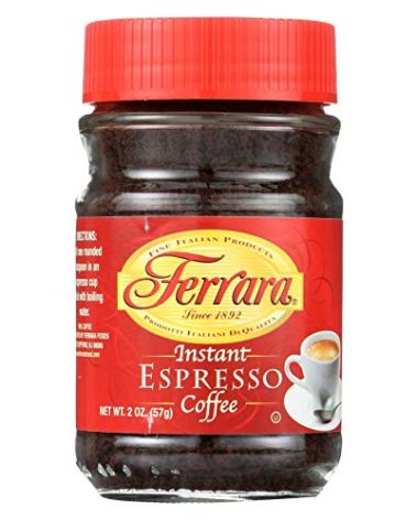 Ferrara Espresso Instant Coffee 2 oz set of 2