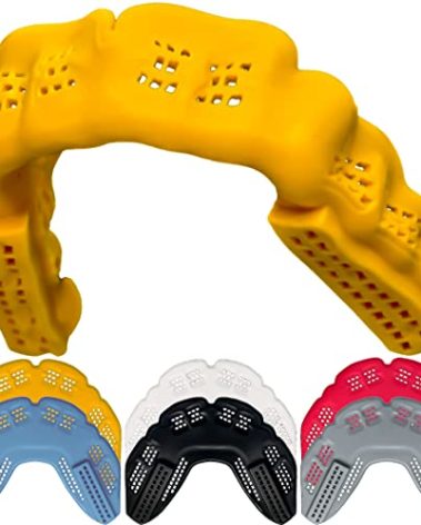 Bulletproof: World’s Thinnest Most Breathable Mouthguard is 3X Stronger! Football MMA Hockey Rugby Basketball BJJ Lacrosse Boxing Sports Mouth Guard Grinding Teeth. Men Women Adult Youth Kids Braces