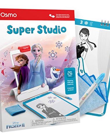 Osmo - Super Studio Disney Frozen 2 - Ages 5-11 - Learn to Draw - For iPad or Fire Tablet Educational Learning Games - STEM Toy Gifts for Kids, Boy & Girl - Ages 5 6 7 8 9 10 11 (Osmo Base Required)