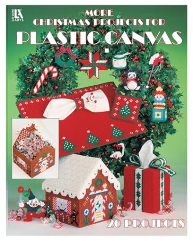 Leisure Arts More Christmas Projects for Plastic Canvas, Plastic Canvas Books and Patterns, Canvas Patterns, Books, Crafts