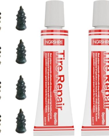 NORSHIRE Tire Repair Nail,Self-Tapping Screw,Tire Repair Kits,Tire Screw Plug,Tire Repair Rubber Nail,Tire Fix,Suitable for car, Motorcycle, ATV, Jeep, Truck, Tractor tire Puncture Repair