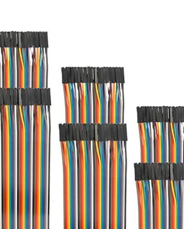 EDGELEC 120pcs 100cm Dupont Wire Female to Female Breadboard Jumper Wires 39.4 inch 1pin-1pin 2.54mm Connector Multicolored Ribbon Cables DIY Wires Length 10 15 20 30 40 50 100cm Optional