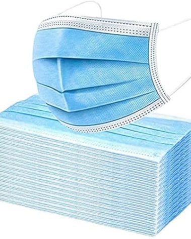 PURE GEM Premium Pack of 100 Children's Size Single Use Disposable Kids Face Mask, Boys and Girls, Soft on Skin, Bulk Pack 3-Ply Masks | Facial Cover with Elastic Earloops For Childcare, School