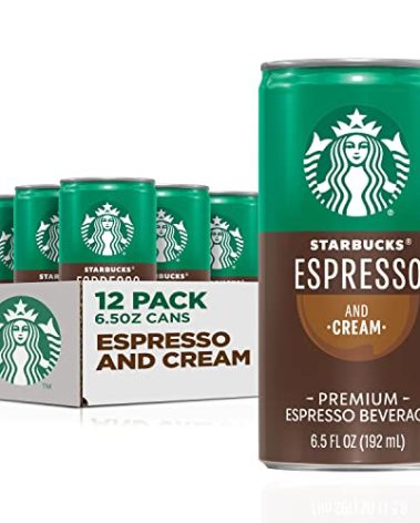 Starbucks - RTD Coffee Espresso And Cream, 6.5oz Cans (12 Pack) (Packaging May Vary)
