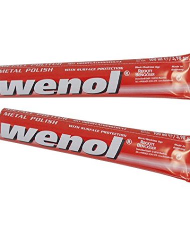 Wenol Metal Polish Shiner with Surface Protection, Set of 2