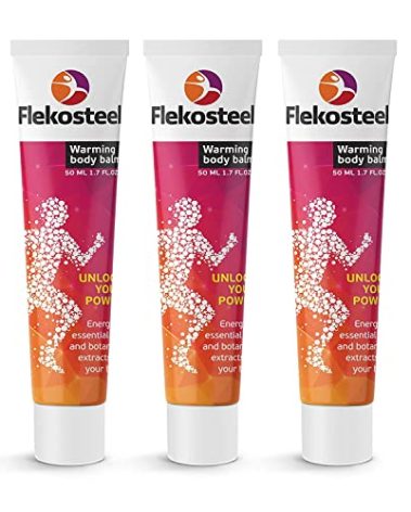 Warming body balm discomfort and improve mobility in case of high muscles and joints loads (3pcs x 50ml)