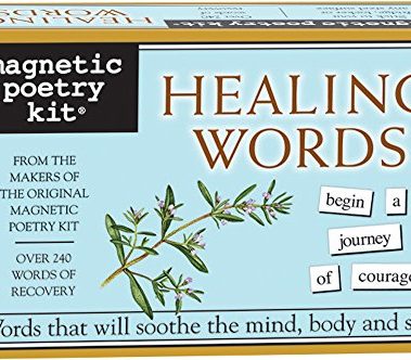 Magnetic Poetry - Healing Words Kit - Words for Refrigerator - Write Poems and Letters on the Fridge - Made in the USA