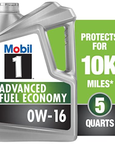 Mobil 1 Advanced Fuel Economy Full Synthetic Motor Oil 0W-16, 5 Quart