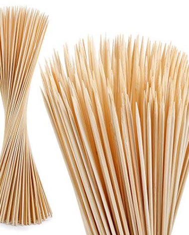 200 PCS Bamboo Marshmallow Roasting Sticks, SMores Skewers for Fire Pit, Extra Long 14 Inch Heavy Duty 4mm Thick Wooden SMores Sticks for Open Fire Pits Roaster Barbecue Hot Dog Camping Kebab Sausage
