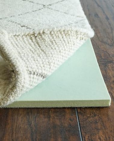 RUGPADUSA - Cloud Comfort Memory Foam - 4'x6' - 7/16" Thick - Luxurious Cushioned Rug Pad - Water Resistant