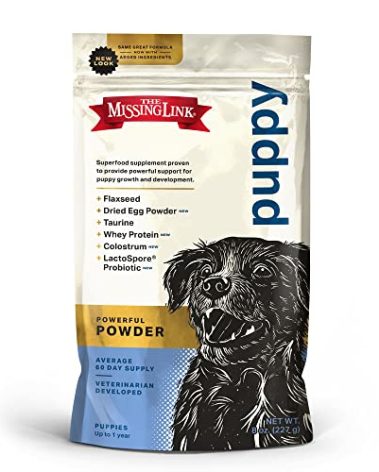 The Missing Link Puppy 8oz Supplement – Superfood Powder Promotes Growth & Development, Supports Immunity, Digestion, Bones, Skin & Coat of Dog