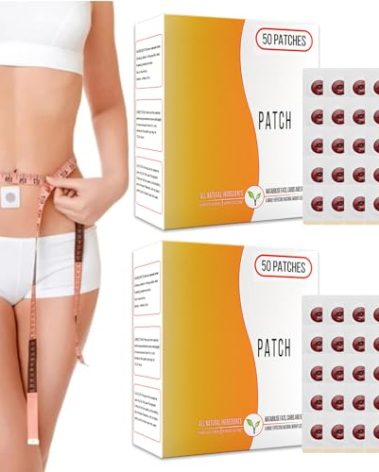 100Pcs Belly Patch,Breathable Patches, Navel Sticker, Sweatproof Patches, Waterproof Stickers for Women Girls, Natural Belly Sticker for Women and Men, Abdomen Belly Pads