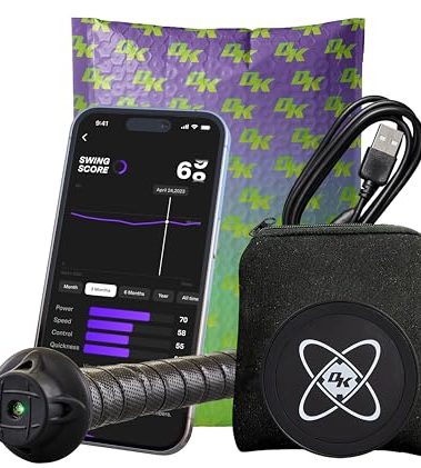 Diamond Kinetics SwingTracker Bat Sensor and Swing Analyzer for Baseball and Softball Ideal for Youth, Teens, and Coaches