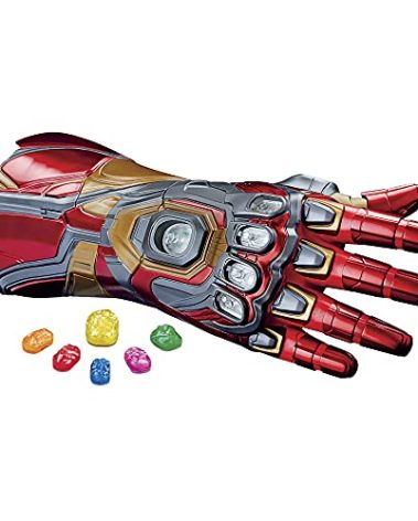 Avengers Marvel Legends Series Iron Man Nano Gauntlet Articulated Electronic Fist with Lights , Authentic Movie Sounds and Removable Infinity Stones