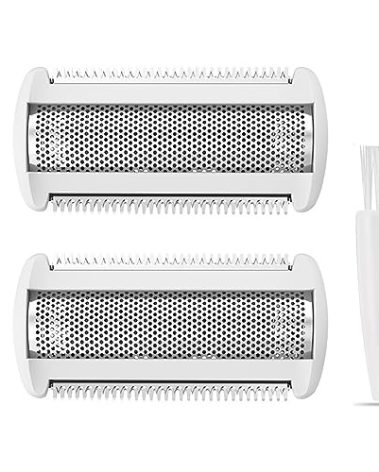 2 Pack BRL140 Replacement Shaver Foil Head Compatible with Philips Women's Electric Shaver BRL140 BRL130 Wet and Dry