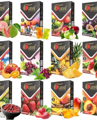 Tanya (Packs) Shisha 50g Herbal Flavor 100% Nicotine And Tobacco Free (12pk)