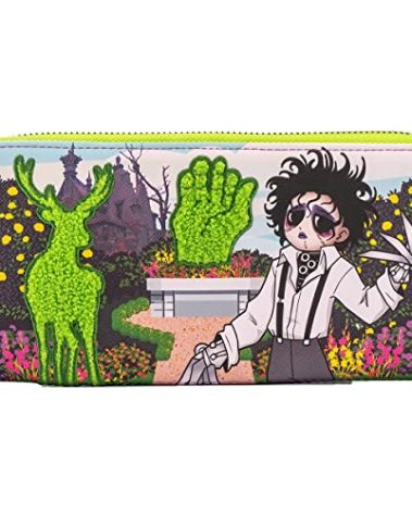 Loungefly Edward Scissorhands Topiary Faux Leather Wallet