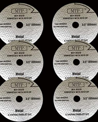 MTP Brand 6X 3.5 in Dia Metal Cutting Wheel for Dremel US40 US510 Ultra Saw 60 Grit US510-01