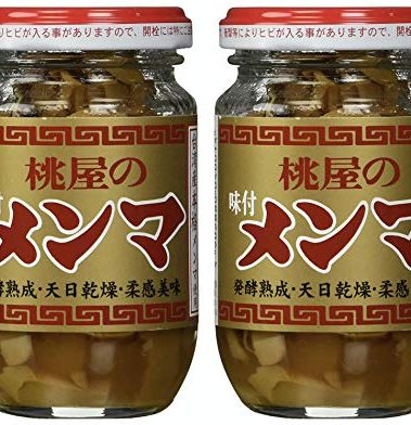 桃屋 味付メンマ MOMOYA SEASONED BAMBOO SHOOTS “MENMA AJITSUKE” - 4.05 OZ | PACK OF 2