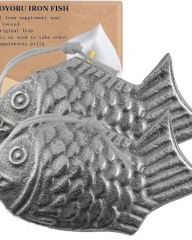 Iron Fish 2-Pack Add Natural originalIron to Food & Water Perfect for Vegans, Athletes, Pregnant Women & Kids Fight Anemia & Iron Deficiency Safely Gift Loved Ones
