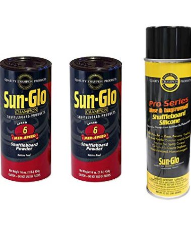 Sun-Glo 2 Cans #6 Med-Speed Wax and 1 Can of Silicone Spray