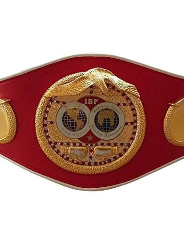 IBF Boxing Championship Belt Replica International Boxing Federation Adult