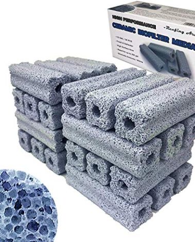 Reefing Art Ceramic Bio Filter Media Vast Surface Area for Aquarium Sump Canister (1 Box / 24 pcs)