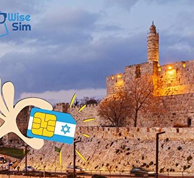 Israel SIM Card Kit from Pelephone, 30 Days Unlimited Israel Calls,Text & Data*