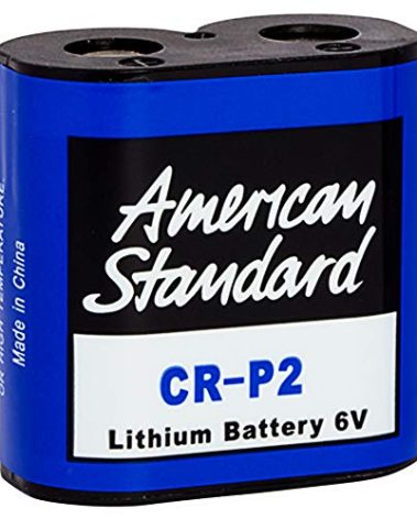 American Standard A923654-0070A Selectronic Battery 6 VCR-P2, Black
