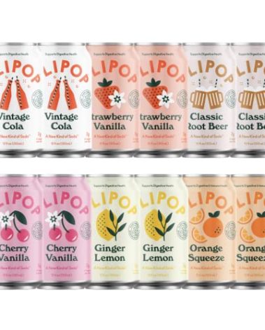 OLIPOP - The Sampler, 6-Flavor Soda Variety Pack, Healthy Soda, Prebiotic Soft Drinks, Supports Digestive Health & Gut Health, High Fiber, Low Calorie, Low Sugar, Vegan (12 oz, 12-Pack)