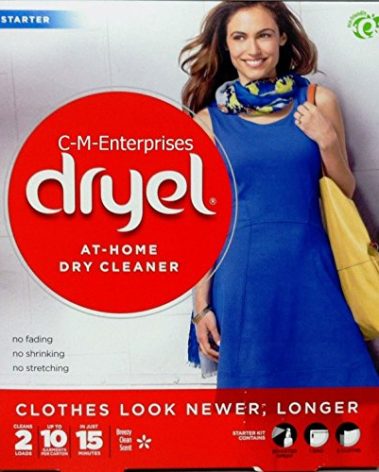 dryel At-Home Dry Cleaner Starter Kit, Gentle Laundry Care for Special Fabrics and Dry-Clean-Only Clothes, 2 Load Capacity