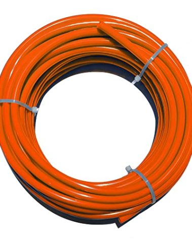 Beduan 14mm x 10mm Orange Pneumatic Tubing Pipe PU Polyurethane Air Compressor Tubing Hose Pipe Line Fluid Transfer 16.4ft 5 Meter