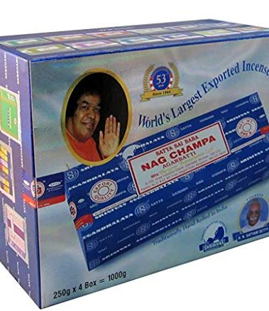 Sai Baba Nag Champa Incense 1,000 Gram (1,000g - 4 packs)