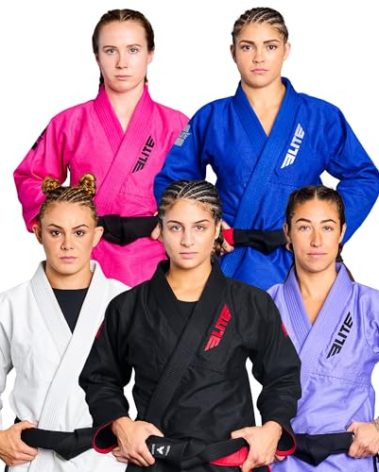 Elite Sports Ultra-Light Women's BJJ GI - IBJJF Jiu-Jitsu GI for Girls and women (See Special Sizing Guide)
