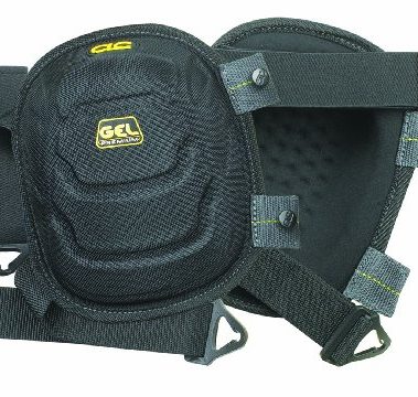 CLC Custom Leathercraft 372 Gel-Tek Flooring Kneepads, Black